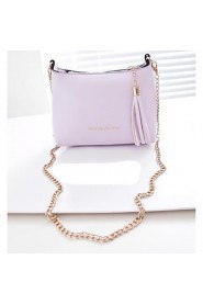 Women PU Baguette Shoulder Bag Pink / Purple / Blue / Black