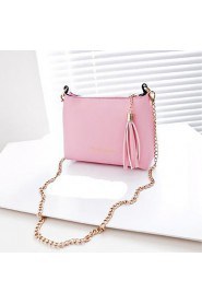 Women PU Baguette Shoulder Bag Pink / Purple / Blue / Black