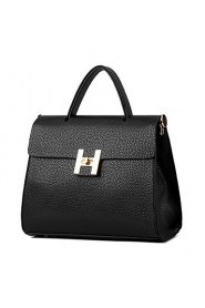 Women's Fashion Classic PU Leather Messenger Shoulder Bag/Totes