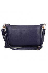 Women's Genuine Leather Envelope Clutch Messenger Female Clutch Big Bags