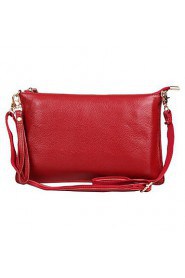 Women's Genuine Leather Envelope Clutch Messenger Female Clutch Big Bags