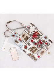 Women Casual Canvas Shoulder Bag White