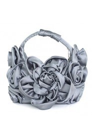 Silk Special Occasion/Casual Hobos/Evening Handbags with Flower