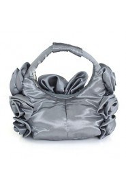 Silk Special Occasion/Casual Hobos/Evening Handbags with Flower