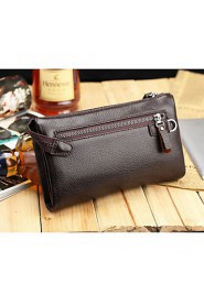 Men Genuine Leather Briefcase Clutch Bag Wallet