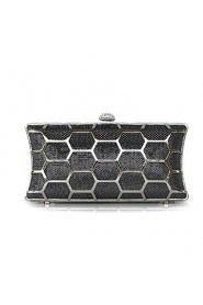 Ladies Fashion Metal Party Clutch Purse