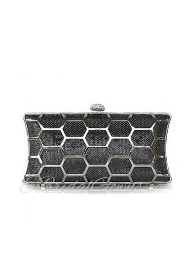 Ladies Fashion Metal Party Clutch Purse