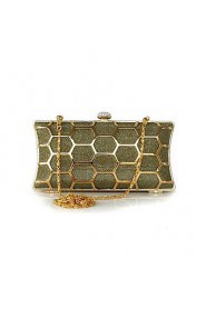 Ladies Fashion Metal Party Clutch Purse