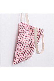 Women Casual Canvas Shoulder Bag Pink