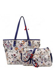 Women PU Barrel Shoulder Bag / Tote Blue / Red / Black