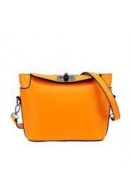 Women Formal / Sports / Casual / Outdoor / Office & Career / Shopping PU Shoulder Bag Green / Yellow / Orange / Fuchsia