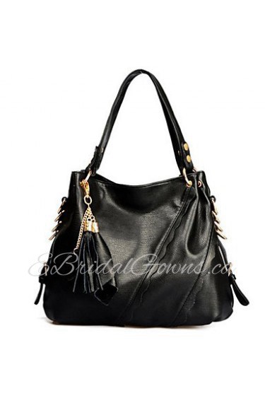 Women Cowhide Shopper Shoulder Bag Multi color