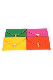 Women's Candy Color Retro Envelope Tote/Crossbody Bag