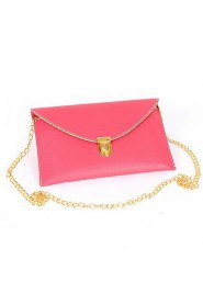 Women's Candy Color Retro Envelope Tote/Crossbody Bag