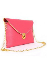 Women's Candy Color Retro Envelope Tote/Crossbody Bag