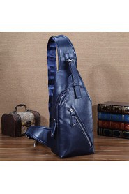 Men Chest package Sports / Casual / Outdoor / Shopping Shoulder Bag / Cross Body Bag / Sports & Leisure Bag Blue / Black