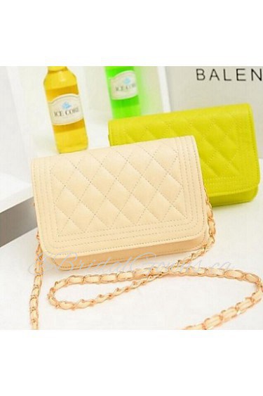 Women PU Sling Bag Shoulder Bag White / Beige / Green / Red / Black