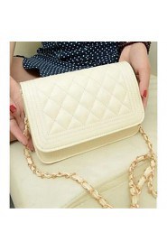 Women PU Sling Bag Shoulder Bag White / Beige / Green / Red / Black