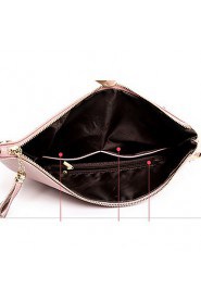 Women PU Flap Shoulder Bag / Satchel Pink / Blue / Red / Black