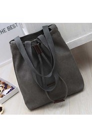 Women Shopper Shoulder Bag Beige / Gray / Black