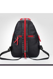 Women PU Bucket Backpack / School Bag / Travel Bag Black