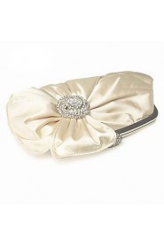 Silk With Crystal/ Rhinestone Party Clutches More Colors Available