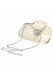 Silk With Crystal/ Rhinestone Party Clutches More Colors Available