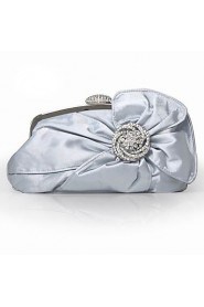 Silk With Crystal/ Rhinestone Party Clutches More Colors Available