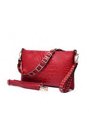 Women PU Doctor Shoulder Bag / Satchel Pink / Blue / Red