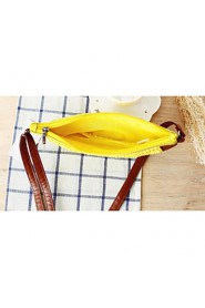 Women Straw / Cotton Sling Bag Shoulder Bag Yellow