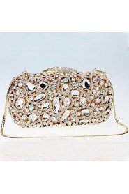 Women's Pillow Design Crystal Evening Dinner Hand Purse