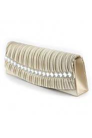 Silk Wedding/Special Occasion Clutches/Evening Handbags with Rhinestones (More Colors)