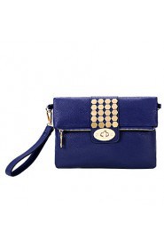 Women PU Baguette Shoulder Bag / Satchel White / Blue / Red / Black