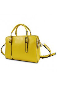 Women's Fashion Simple Elegant Leather Tote handbags