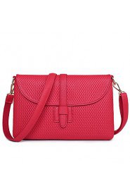 Women PU Baguette Shoulder Bag / Satchel White / Blue / Red / Black