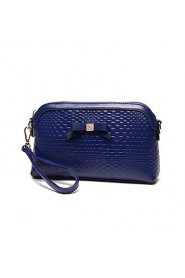 Women PU Shell Shoulder Bag / Satchel Blue / Gold / Red / Black