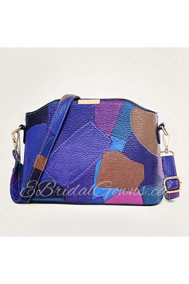 Women PU Shell Shoulder Bag / Satchel Purple / Blue / Orange / Red / Gray