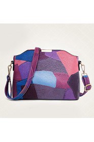 Women PU Shell Shoulder Bag / Satchel Purple / Blue / Orange / Red / Gray