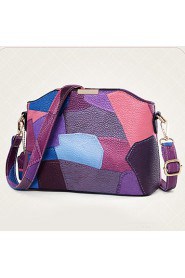 Women PU Shell Shoulder Bag / Satchel Purple / Blue / Orange / Red / Gray