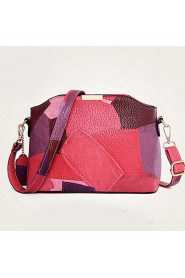 Women PU Shell Shoulder Bag / Satchel Purple / Blue / Orange / Red / Gray