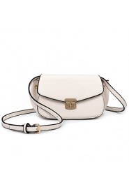 Women PU Shell Shoulder Bag / Satchel White / Red / Black