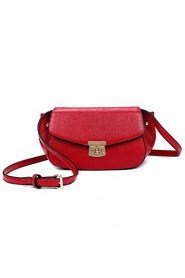 Women PU Shell Shoulder Bag / Satchel White / Red / Black