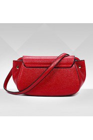 Women PU Shell Shoulder Bag / Satchel White / Red / Black