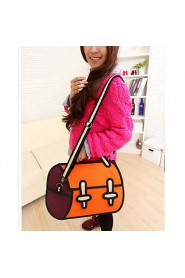 GPF Satchel 3D Three dimensional Cartoon Creative Casual Handbag Shoulder Bag Tote Cross Body Bag