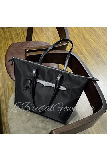 Women PU Weekend Bag Shoulder Bag Brown / Black