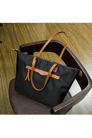 Women PU Weekend Bag Shoulder Bag Brown / Black