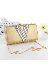 Women Formal/Event/Party/Wedding/Office & Career Other Leather Type Button Shoulder Bag/Clutch/Evening Bag/Money Clip