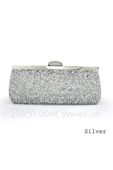 Handbag Satin Evening Handbags/Clutches With Crystal/ Rhinestone