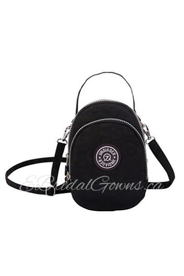 Women's Waterproof Grab Handle Zip Closure Shoulder Bag