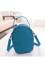 Women's Waterproof Grab Handle Zip Closure Shoulder Bag